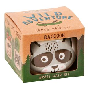 Boutique Gardens Grass Hair Kit Wild Adventure Raccoon Multicoloured