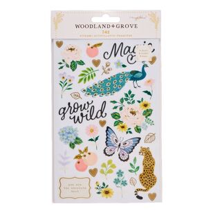 American Crafts Maggie Holmes Woodland Grove Sticker Book Multicoloured