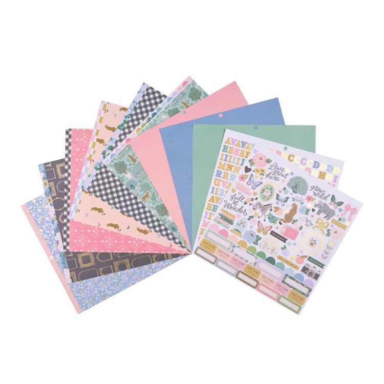 American Crafts Maggie Holmes Woodland Grove Project Pad Multicoloured