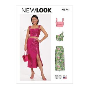 New Look Sewing Pattern N6741 Misses' Two-piece Dresses White 6 - 18
