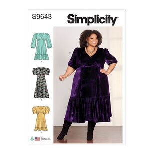 Simplicity Sewing Pattern S9643 Women's Dresses White