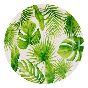 Spartys 23cm Tropical Paper Plate 16 Pack Tropical