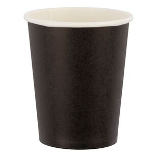 Spartys 270mL Paper Cup 16 Pack Black 270 mL