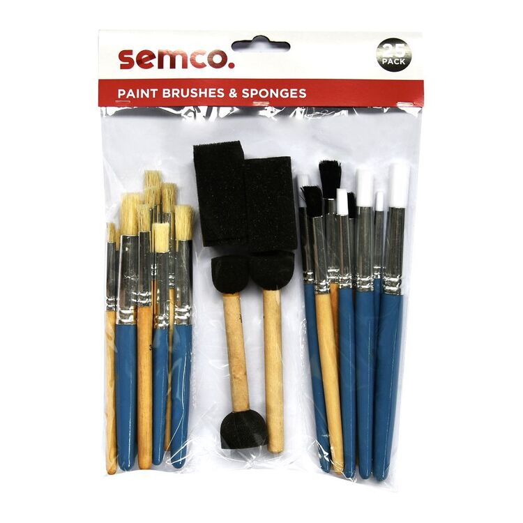 6-Pack Multiple Sizes Polyester Assorted Paint Brush (Brush Set)