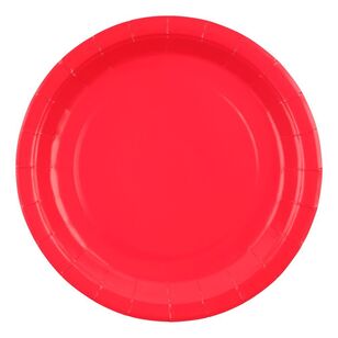 Spartys 23cm Paper Plate 16 Pack Red 23 cm