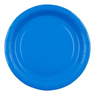 Spartys 18cm Paper Plate 16 Pack Royal Blue 18 cm