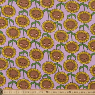 Sunflower 148 cm Organic Cotton Spandex Purple 148 cm