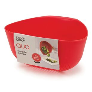 Joseph Joseph Duo Triangular Colander Red