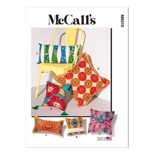 McCall's Sewing Pattern M8310 Pillows White One Size