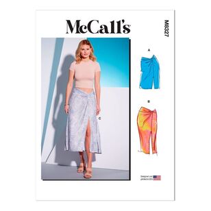 McCall's Sewing Pattern M8327 Misses' Knit Skirts White