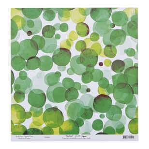 Bella! Dotti Printed Cardstock Paper Green 30.5 x 30.5 cm