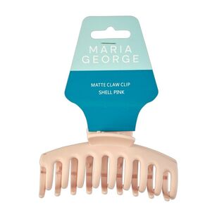 Maria George Matte Claw Clip Shell Pink