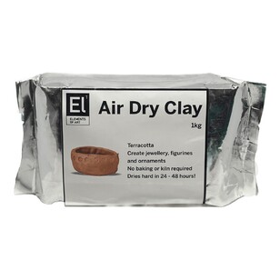 Elements Of Art 1 Kg Air Dry Clay Terracotta 1 kg