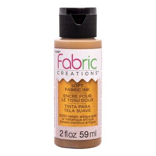 Fabric Creations 59 mL Soft Fabric Ink Antique Gold 59 mL