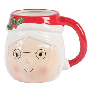 Jolly & Joy Mrs Claus Christmas Mug Multicoloured