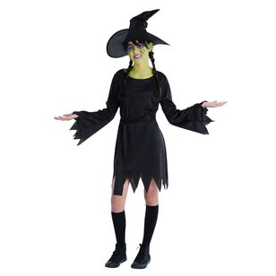 Spooky Hollow Kids Witch Dress/Hat Black
