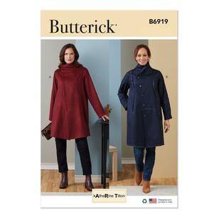 Butterick Sewing Pattern B6919 Misses' Coat White