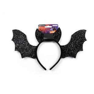 Spooky Hollow Felt Bat Headband Black