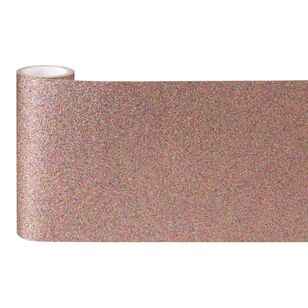 Maria George Glitter Pleather Trim Pink 15 cm x 1.5 m