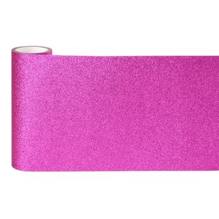 Maria George Glitter Pleather Trim Purple 15 cm x 1.5 m