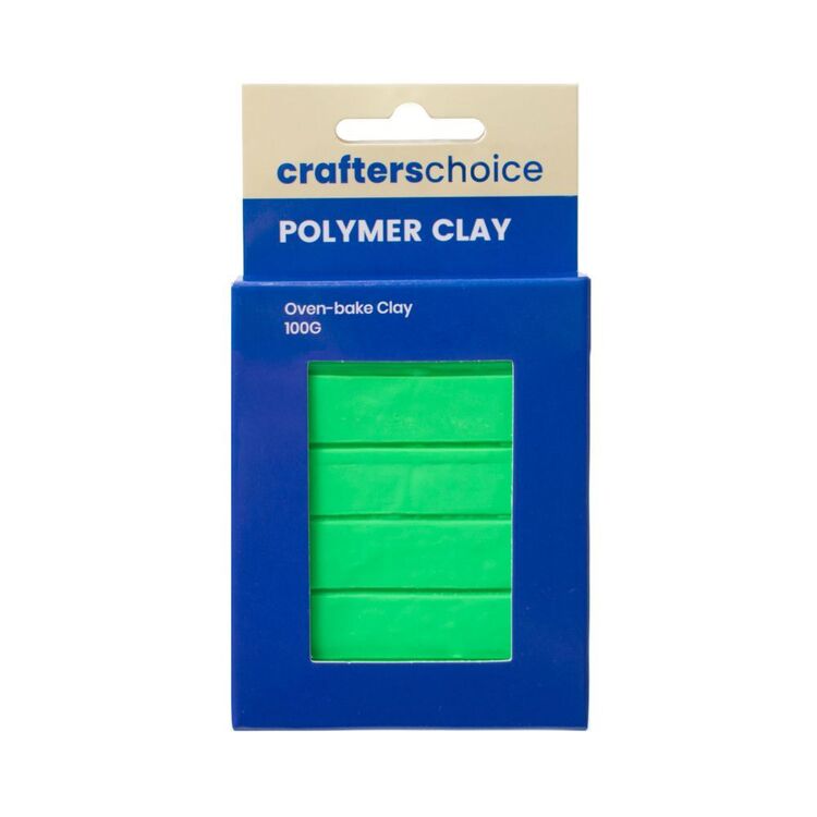 Crafters Choice Polymer Clay Apple Green 100 g