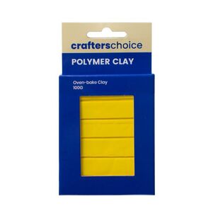 Crafters Choice Polymer Clay Yellow 100 g