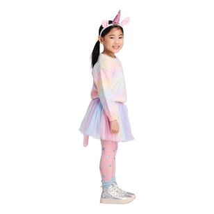 Spartys Kids Unicorn Headband & Tail Multicoloured One Size