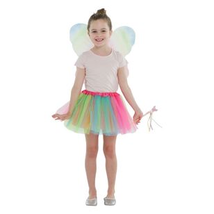 Spartys Kids Fairy Tutu Costume Set Multicoloured