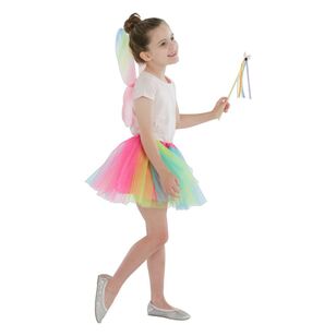 Spartys Kids Fairy Tutu Costume Set Multicoloured