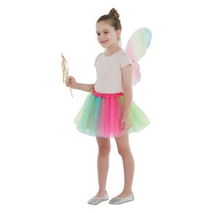 Spartys Kids Fairy Tutu Costume Set Multicoloured