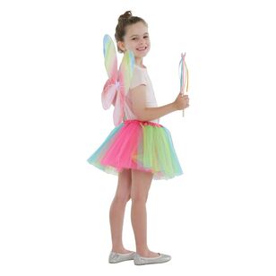 Spartys Kids Fairy Tutu Costume Set Multicoloured