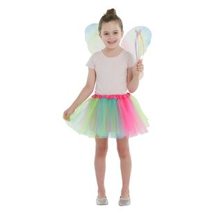 Spartys Kids Fairy Tutu Costume Set Multicoloured