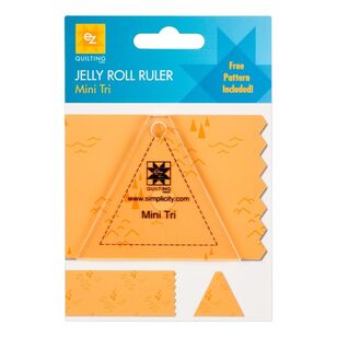 EZ Quilt Mini Triangle Angle Jelly Roll Ruler Multicoloured
