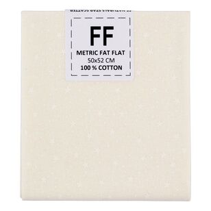 Naturals Star Scatter Flat Fat Natural Seeded 50 x 52 cm