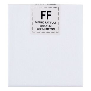 Naturals Circles Flat Fat White 50 x 52 cm