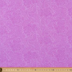 Plain 112 cm Paisley Cotton Blender Fabric Lily 112 cm