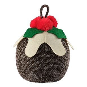 Jolly & Joy Pudding Doorstop Brown 24 cm