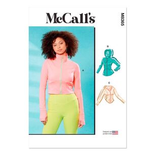 McCall's Sewing Pattern M8365 Misses' Knit Corset-Style Jacket White