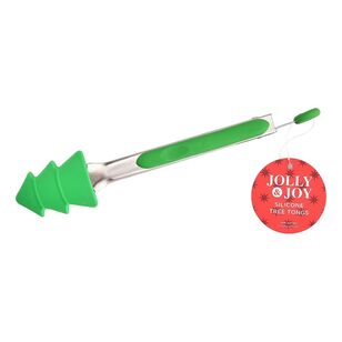 Jolly & Joy Christmas Tree Tongs Green 23 cm