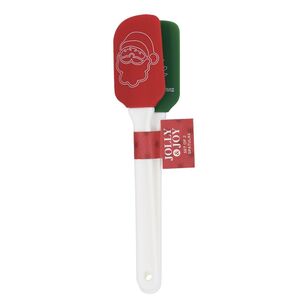 Jolly & Joy Christmas Baking Spatula Set Of 2 Red & Green