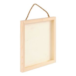 Crafters Choice Hanging Wooden Square Multicoloured 25.4 X 25.4 X 1.9Cm