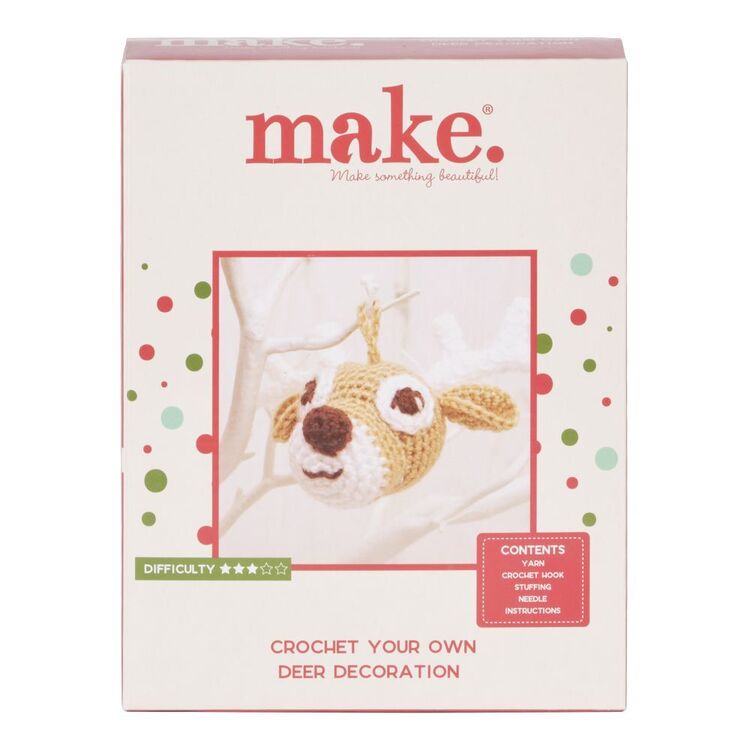 Christmas Deer Crochet Kit –