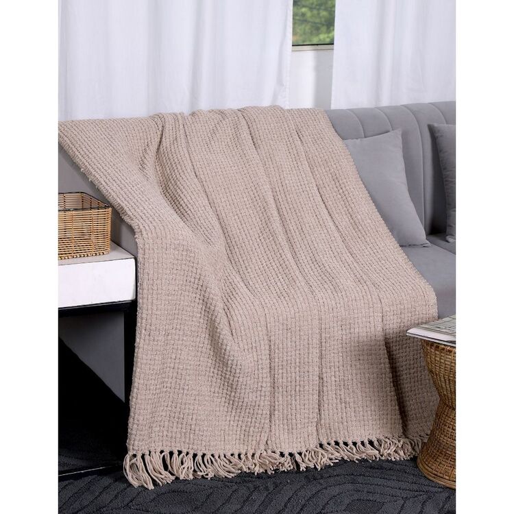 KOO Coventry Chen Throw Taupe 130 x 180 cm