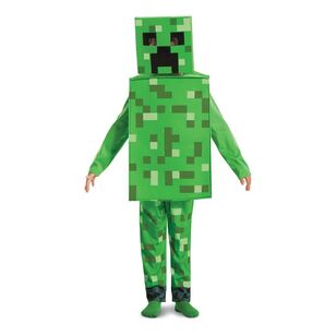 Minecraft Creeper Kids Costume Multicoloured 7 - 8 Years