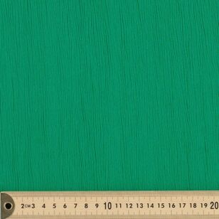 Plain 112 cm Crinkle EcoVero Rayon Emerald 112 cm