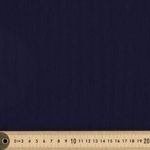 Plain 112 cm Crinkle EcoVero Rayon Naval Academy 112 cm