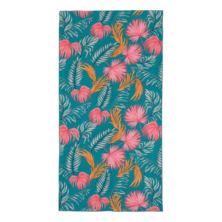 Great Bay Home Pink Flamingo & Stripes Jacquard Beach Towel - Set of Two, Best Price and Reviews