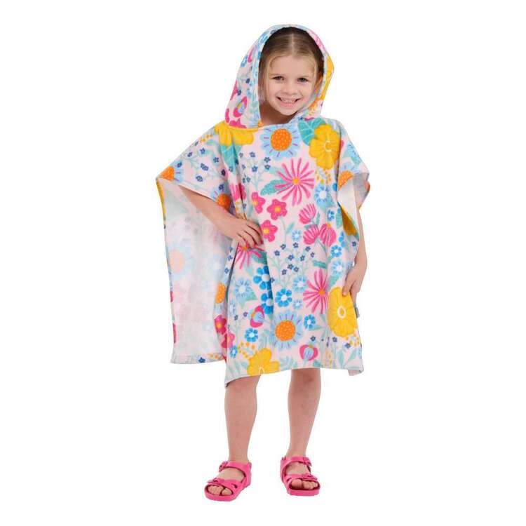 KOO Kids Holly Flower Hooded Beach Towel Multicoloured 60 x 120 cm