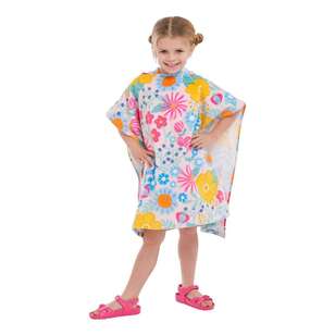 KOO Kids Holly Flower Hooded Beach Towel Poncho Multicoloured 60 x 120 cm