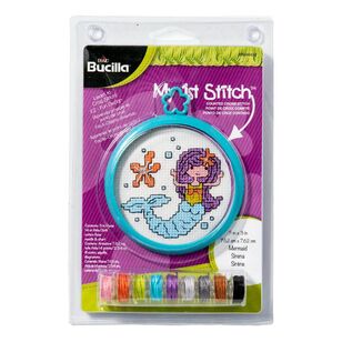 Bucilla My 1st Stitch Mermaid Cross Stitch Kit Multicoloured
